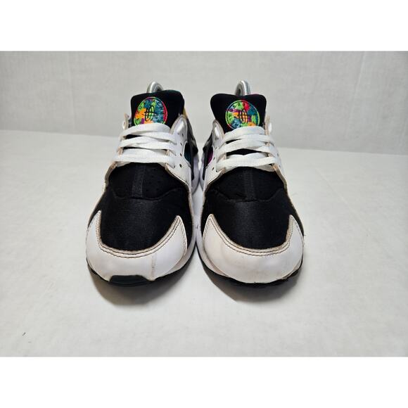 Nike Huarache Run GS Youth Peace Love Edition DM8156-100 Sz 6.5Y Multiple Colors - Picture 5 of 7